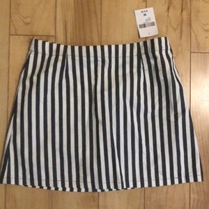 forever 21 striped skirt